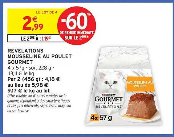 REVELATIONS MOUSSELINE AU POULET GOURMET