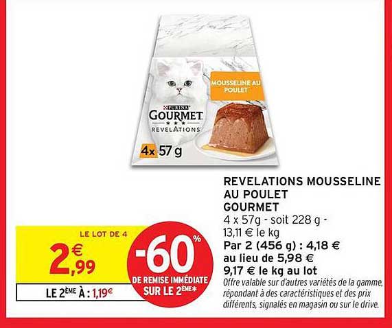 REVELATIONS MOUSSELINE AU POULET GOURMET