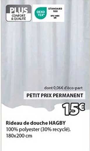 Rideau de douche HAGBY