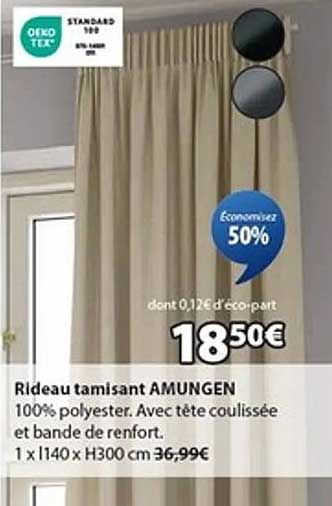 Rideau tamisant AMUNGEN
