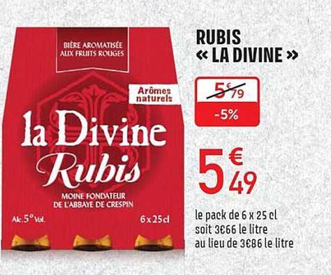 RUBIS « LA DIVINE »