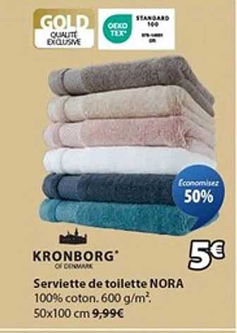 Serviette de toilette NORA