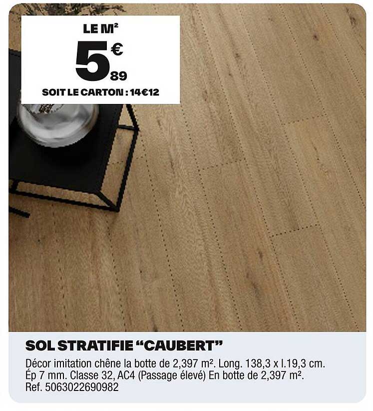 SOL STRATIFIÉ "CAUBERT"