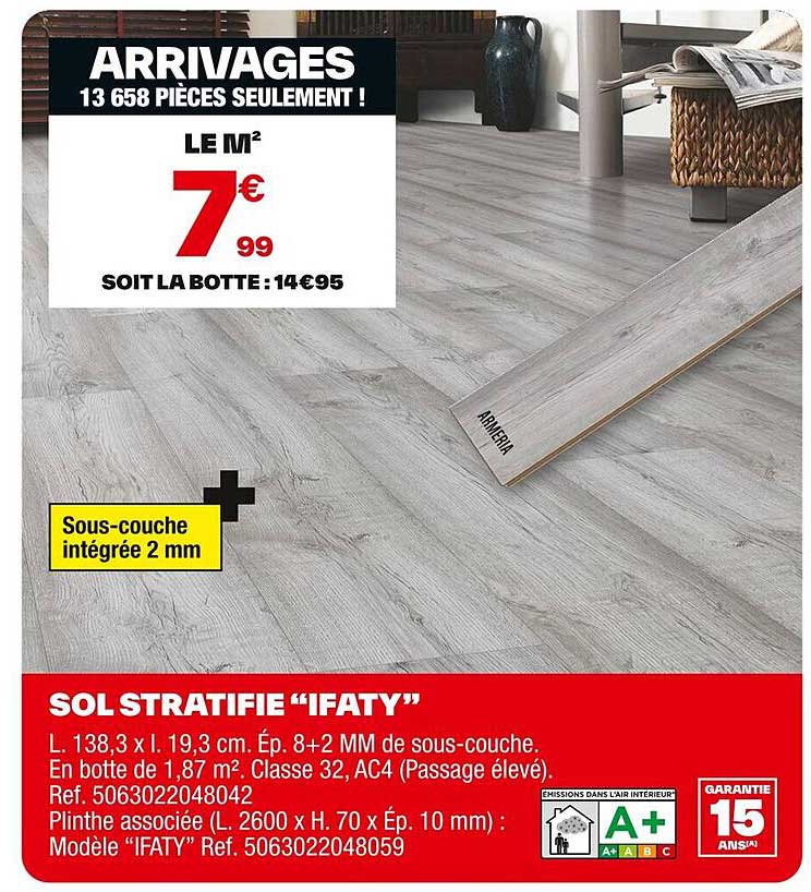 SOL STRATIFIÉ "IFATY"