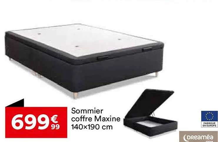 Sommier coffre Maxine 140x190 cm