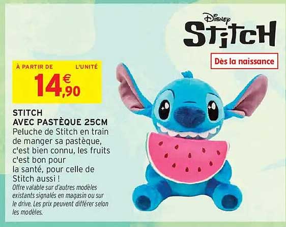 STITCH AVEC PASTÈQUE 25CM