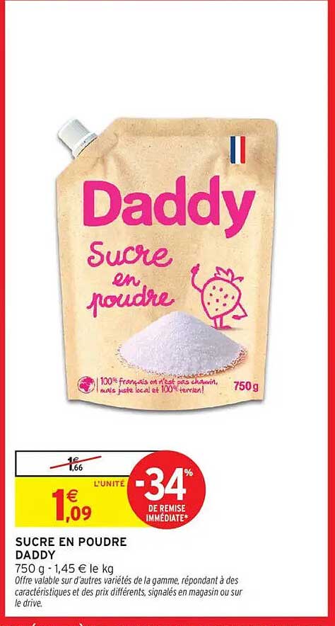 SUCRE EN POUDRE DADDY