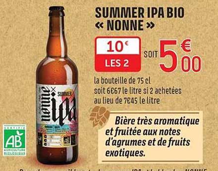 SUMMER IPA BIO « NONNE »