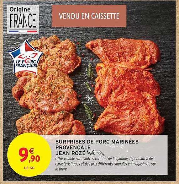 SURPRISES DE PORC MARINÉES PROVENÇALE JEAN ROZÉ