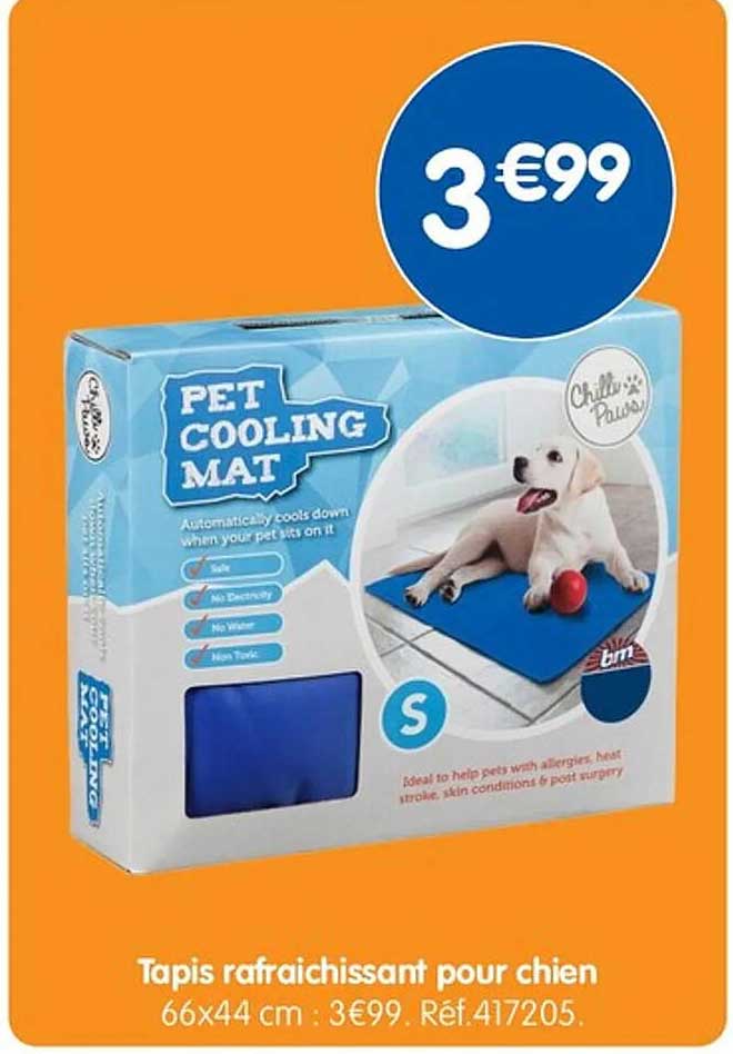 Tapis rafraîchissant pour chien