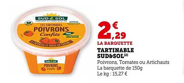 TARTINABLE SUD&SOL
