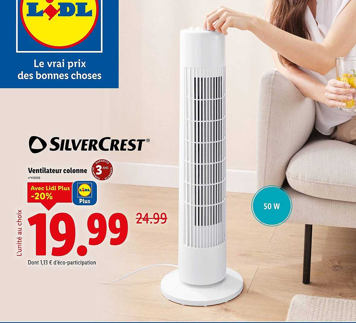 Ventilateur colonne SILVERCREST