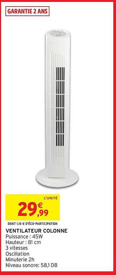 VENTILATEUR COLONNE