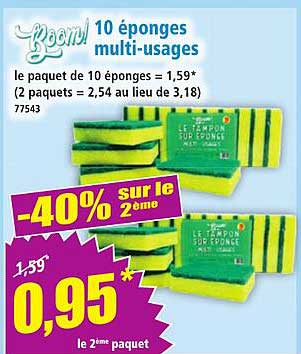 10 éponges multi-usages
