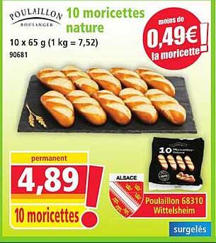 10 moricettes nature