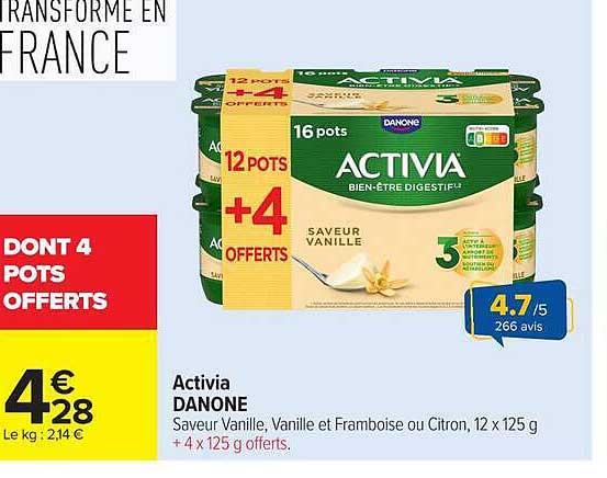 12 POTS +4 OFFERTS