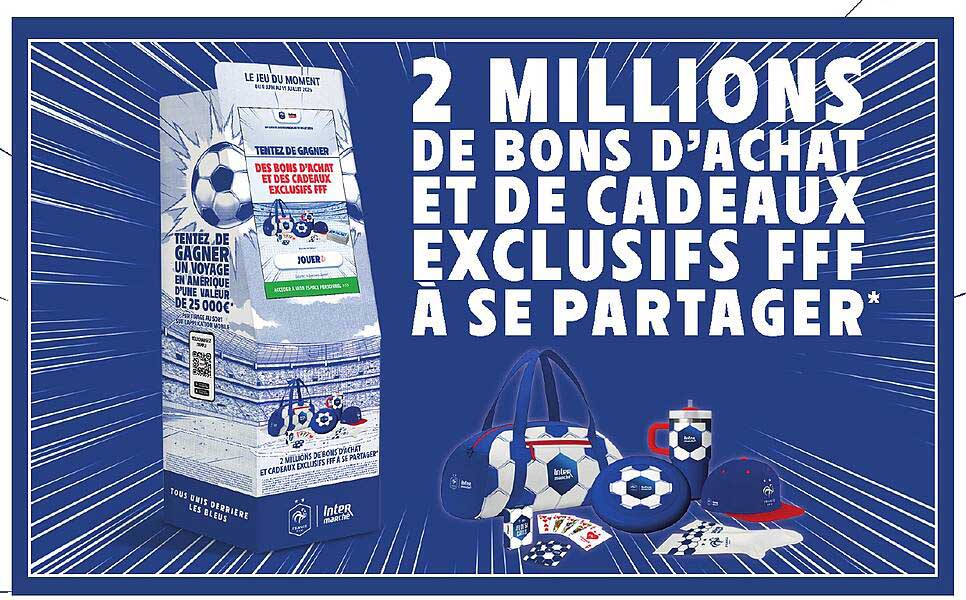 2 MILLIONS DE BONS D'ACHAT ET DE CADEAUX EXCLUSIFS FFF A SE PARTAGER*