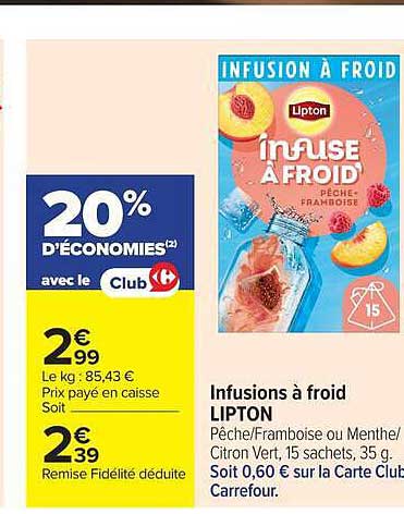 20% D'ÉCONOMIES avec le Club