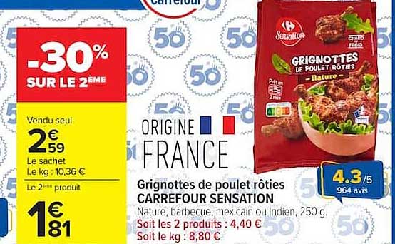 -30% SUR LE 2ÈME