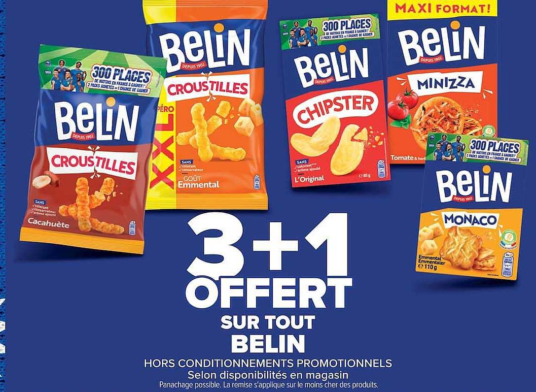 3+1 OFFERT SUR TOUT BELIN