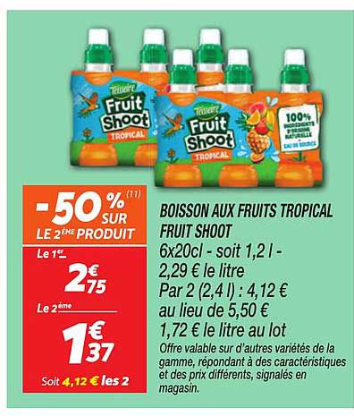 -50% (11) SUR LE 2E PRODUIT