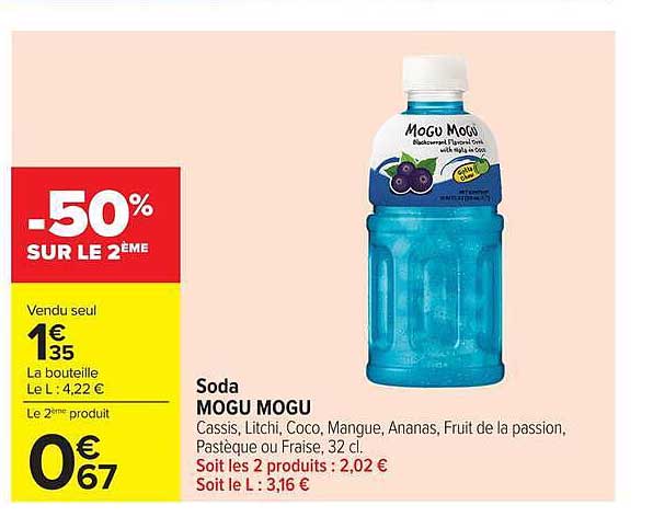 -50% SUR LE 2ÈME