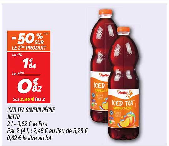-50% sur le 2ème produit