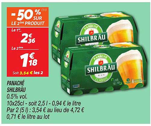 -50% SUR LE 2ÈME PRODUIT