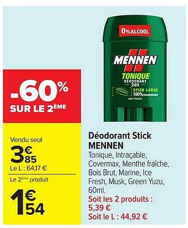 -60% SUR LE 2ÈME