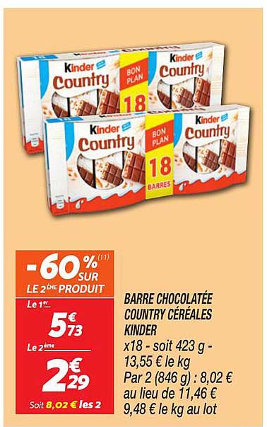 -60% sur le 2ème produit