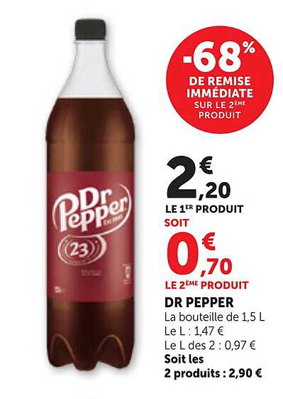 -68% DE REMISE IMMÉDIATE SUR LE 2ÈME PRODUIT