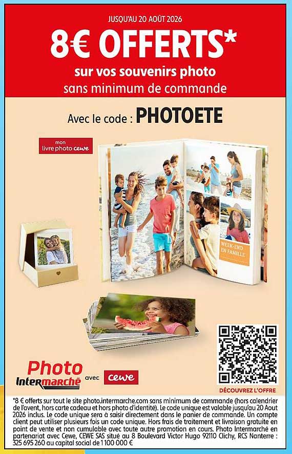 8€ OFFERTS*