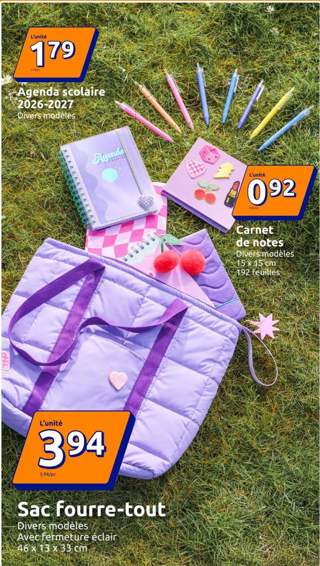 Agenda scolaire 2026-2027
