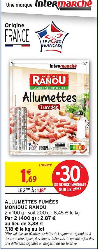 ALLUMETTES FUMÉES MONIQUE RANOU