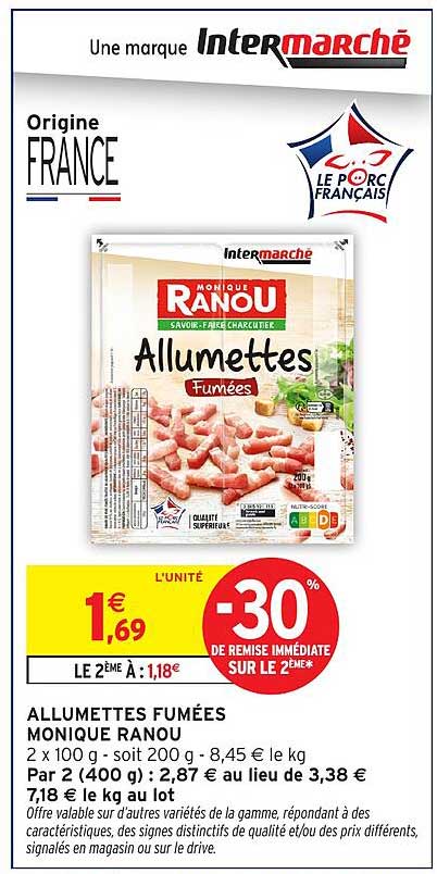 ALLUMETTES FUMÉES MONIQUE RANOU