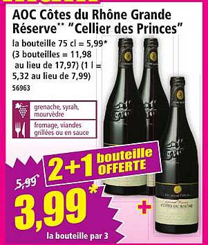 AOC Côtes du Rhône Grande Réserve** "Cellier des Princes"