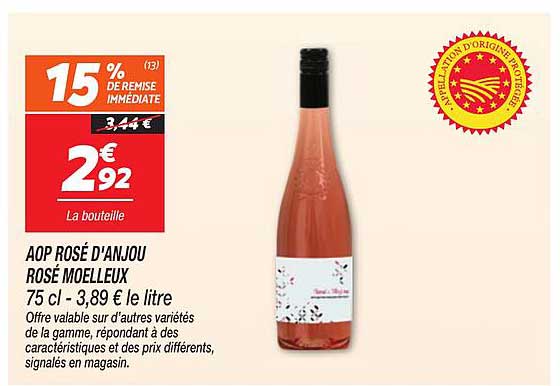 AOP ROSÉ D'ANJOU ROSÉ MOELLEUX
