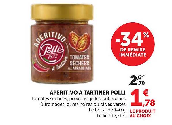 APERITIVO A TARTINER POLLI