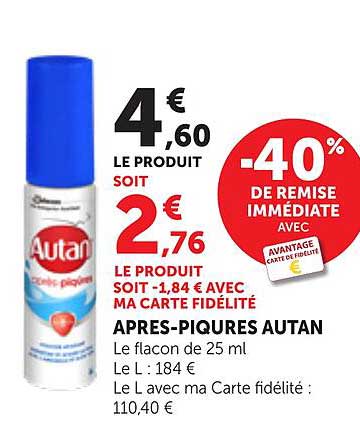 APRÈS-PIQÛRES AUTAN