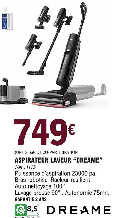 ASPIRATEUR LAVEUR “DREAME”