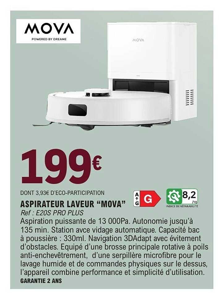 ASPIRATEUR LAVEUR “MOVA”