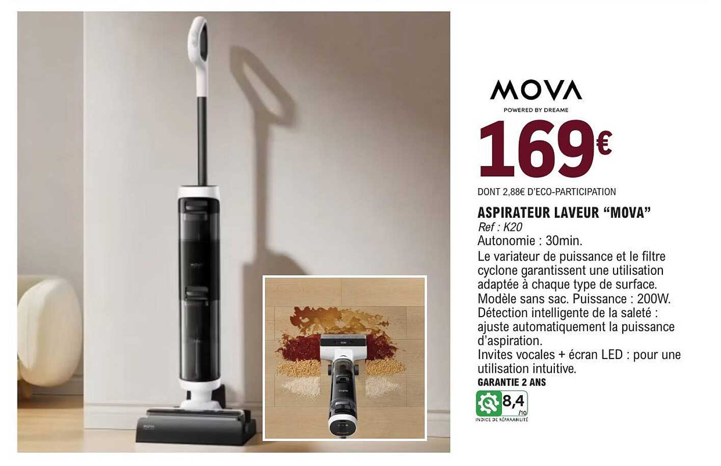 ASPIRATEUR LAVEUR “MOVA”