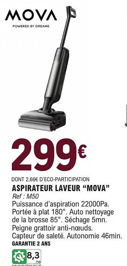 ASPIRATEUR LAVEUR “MOVA”
