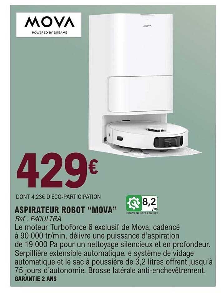 ASPIRATEUR ROBOT "MOVA"