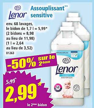 Assouplissant** lenor sensitive