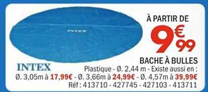 BACHE À BULLES