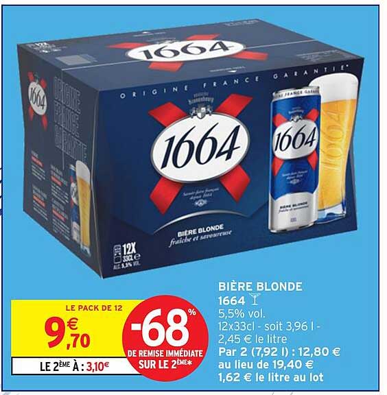 BIÈRE BLONDE 1664