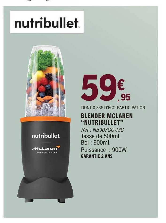 BLENDER MCLAREN “NUTRIBULLET”