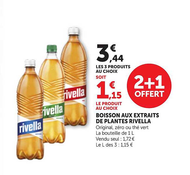 BOISSON AUX EXTRAITS DE PLANTES RIVELLA