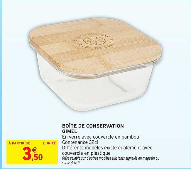 BOÎTE DE CONSERVATION GIMEL